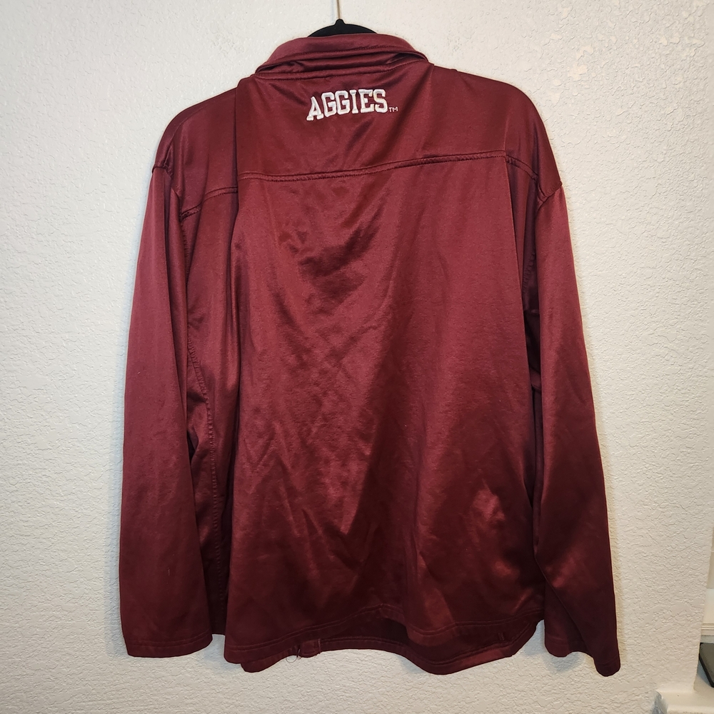 Rivalry Threads 91 Texas A&M Aggies Jacket Burgundy Full Zip Long Sleeve Mens 2X - Picture 9 of 14